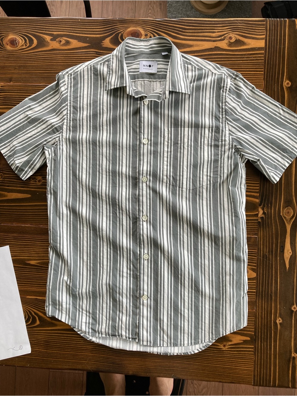 NN 07 no nationality button up shirt